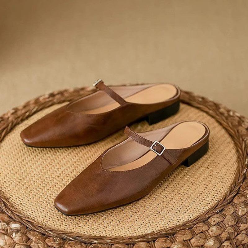 

Fashion Slingback Cozy Women Slippers Summer Fashion Shoes Designer Walking Woman Sandals 2025 Trend Brand Elegant Dress Female Zapatos 39