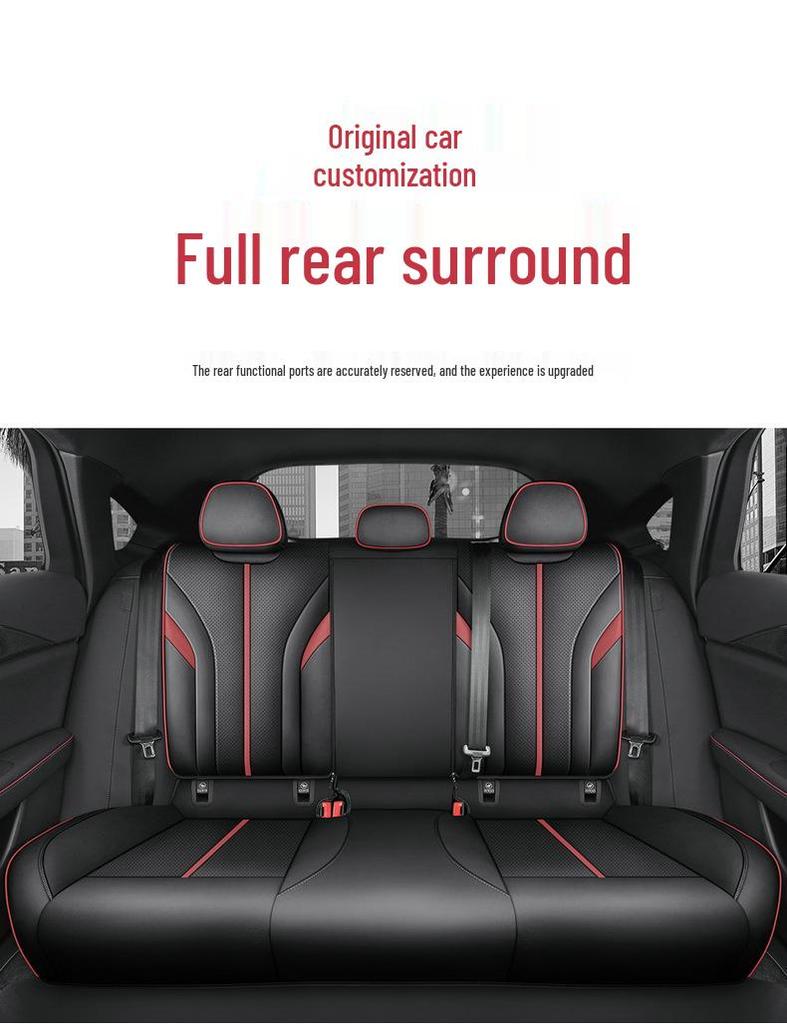 Hongqi H6 Leather Car Seat Cover – Full Surround, Universal Fit for All Seasons, 5-Seat Cars