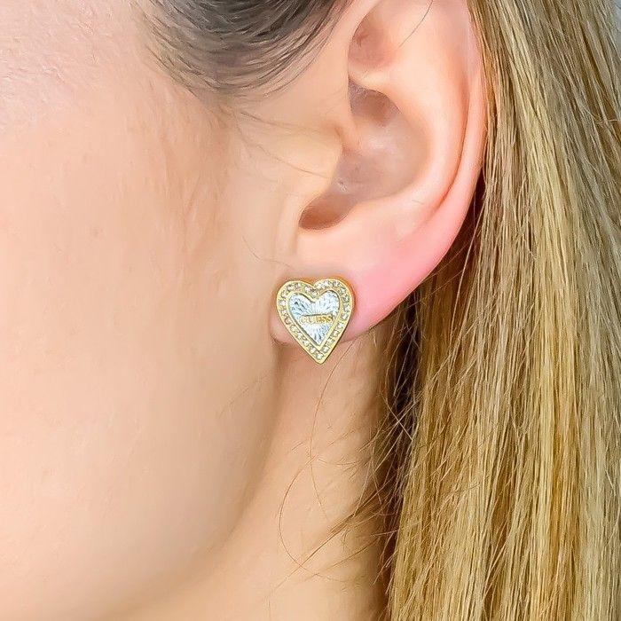 Boucles d'oreilles - Guess - JUBE03237JWYGRHT-U - Acier - Argenté - Femme