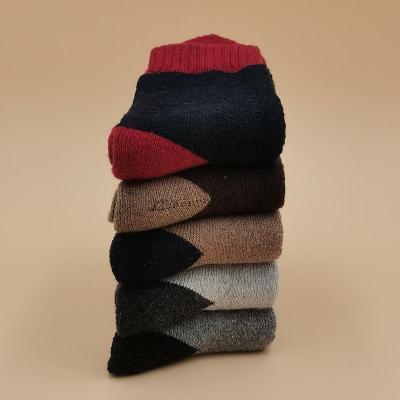 Women's Winter Wool Socks - Warm, Thick Retro Ethnic Style