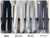 Women's Grey High-Waisted Sweatpants: Slimming Loose Fit, Magic Wide-Leg for Spring/Autumn 2025.