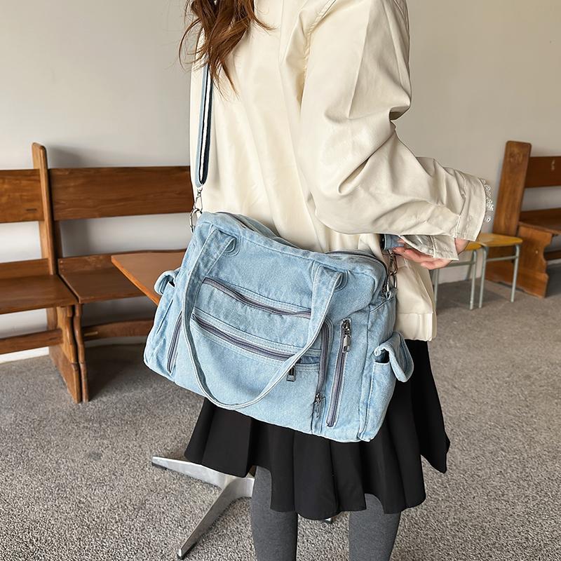 Denim Bag Women's Tote Bag Large Capacity Shoulder Crossbody Bag