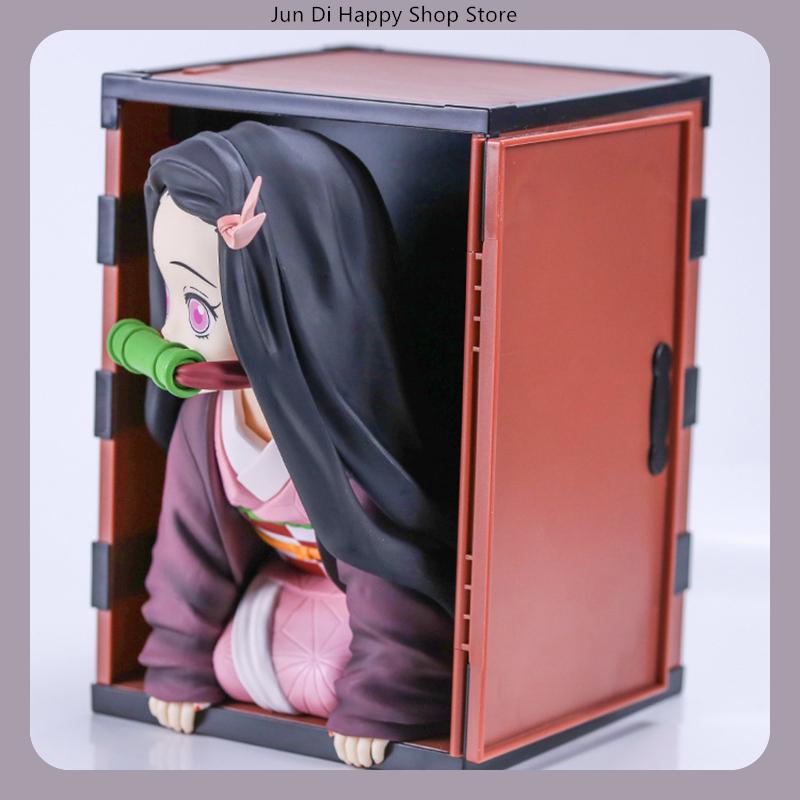Demon Slayer Nezuko Kamado 22cm PVC Anime Figure Statue Desktop Decoration Gift