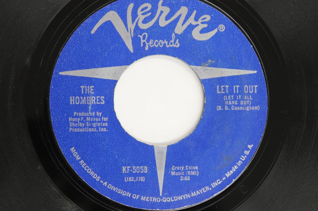 7inch Record HOMBRES - Let It Out (Let It All Hang Out) KF5058 VERVE RECORDS 1967 US Rock Used