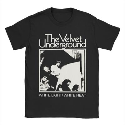 The Velvet Underground Band T-Shirt Unisex Cotton Clothing Hip Hop  O-neck Short Sleeve