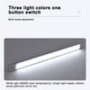 SEAMETAL Car Sensor Light for Floor Trunk Hood USB Rechargeable Automatic Induction Light Bar 10/20cm