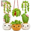 All-In-One Crochet Starter Kit, Beginners Starter Crochet Kit with Trendy & Adorable Plant Designs, Complete Set for DIY Craft and Mindful