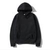 Autumn Fashion Loose Tops Solid Colour Hooded Polyester Men's Sweatshirt Simple Casual