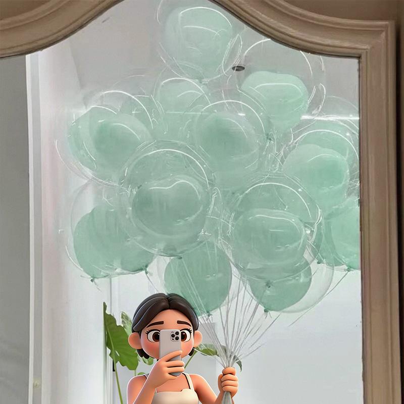Şeffaf Bobo Balon Seti: Festival ve Parti Süslemeleri İçin 18", 24", 36"