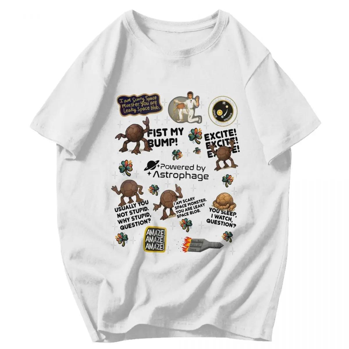 2026 Fashion Unisex Women T Shirt Project Hail Mary Fist My Bump Rocky Trendy Summer Y2K Graphic Quality Unisex Clothes T Shirts S
