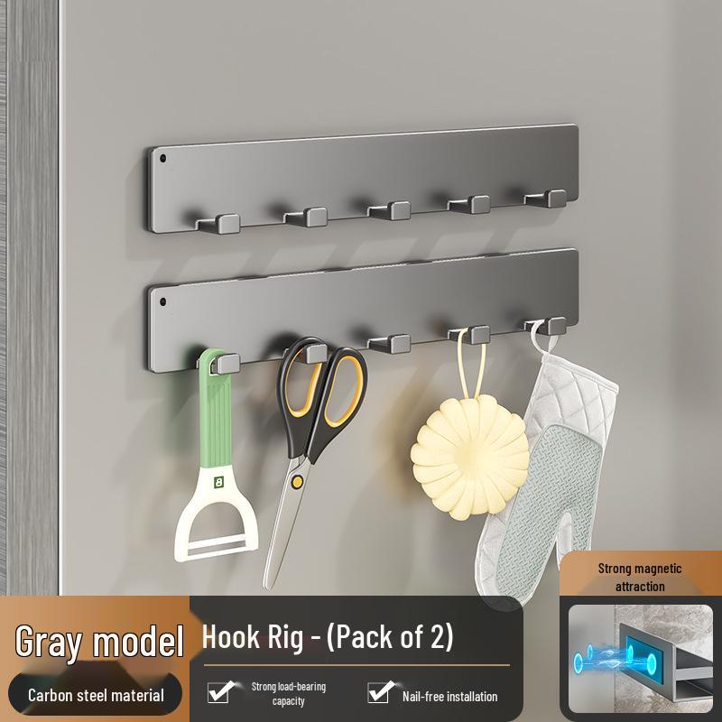 Magnetic Wall-mounted Kitchen Storage & Spice Rack