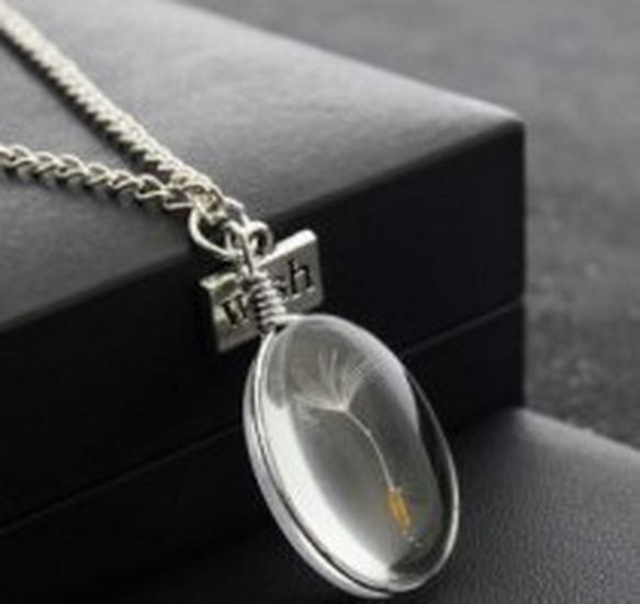European  American Fashion Dandelion Necklace Alloy