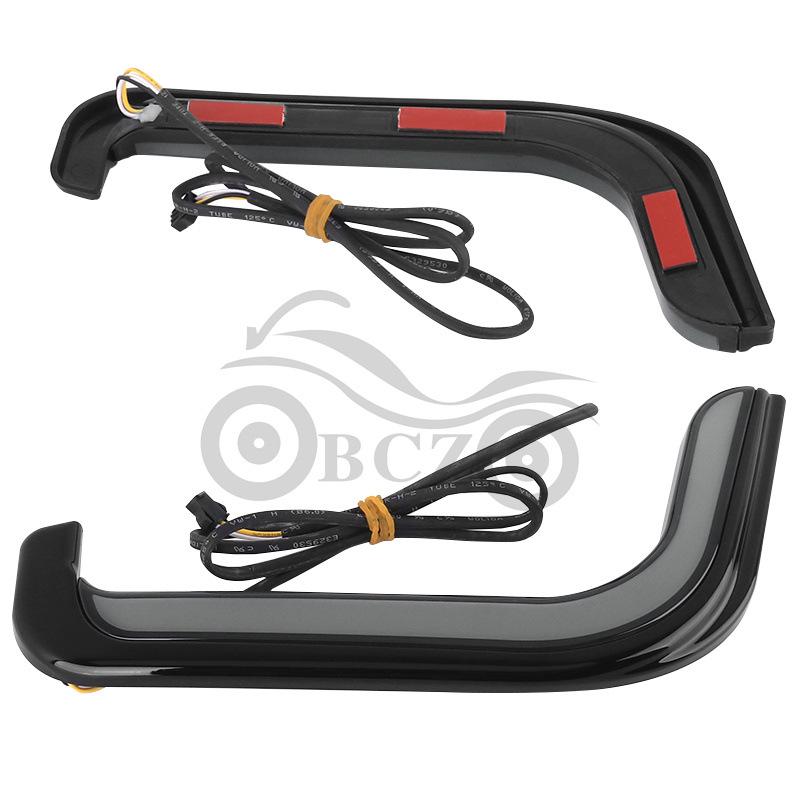Harley Street Dual Glide Leg Shield Lights for CVO Road King Turn Signals (1996-2013)