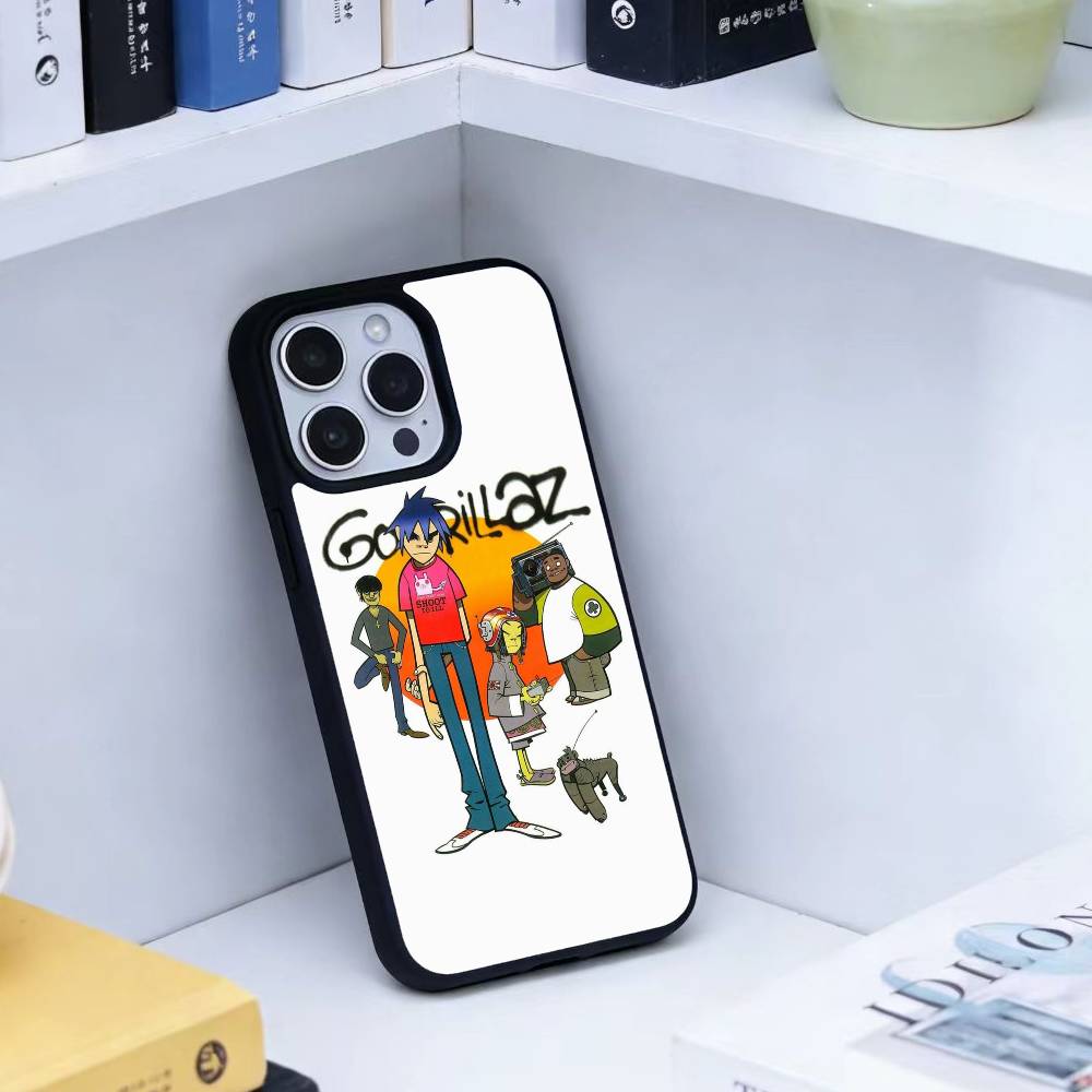 

Comic R-Rock Band G-gorillaz Phone Case For iPhone 14,16,15,13,17,12,Plus,Pro,Max Magnetic For Magsafe Frosted Cover iPhone16PROMAX