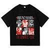 Bruno Mars The Romantic Tour 2026 T-shirt Summer Short Sleeve O-neck Mens Tshirts Streetwear Fashion Singer Graphic Print Shirt