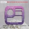 For AE1200 DiY Watch Dial Faceplates Snowflake Texture Japanese Copper Royale Mod High Quality 3299 Movement Modification 3