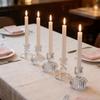Nordic Transparent Glass Lantern Candle Holder - Elegant Dual-Use Decor for Cozy Atmosphere in Homes & Hotels