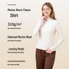 Women's Merino Wool Fleece Base Layer Top for Autumn