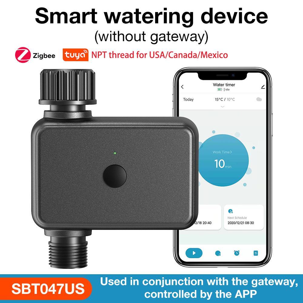 

Tuya Wifi Automatic Water Timer Sprinkle Timer Smart Irrigation Watering System Hose Control Unit Support Alexa for Garden