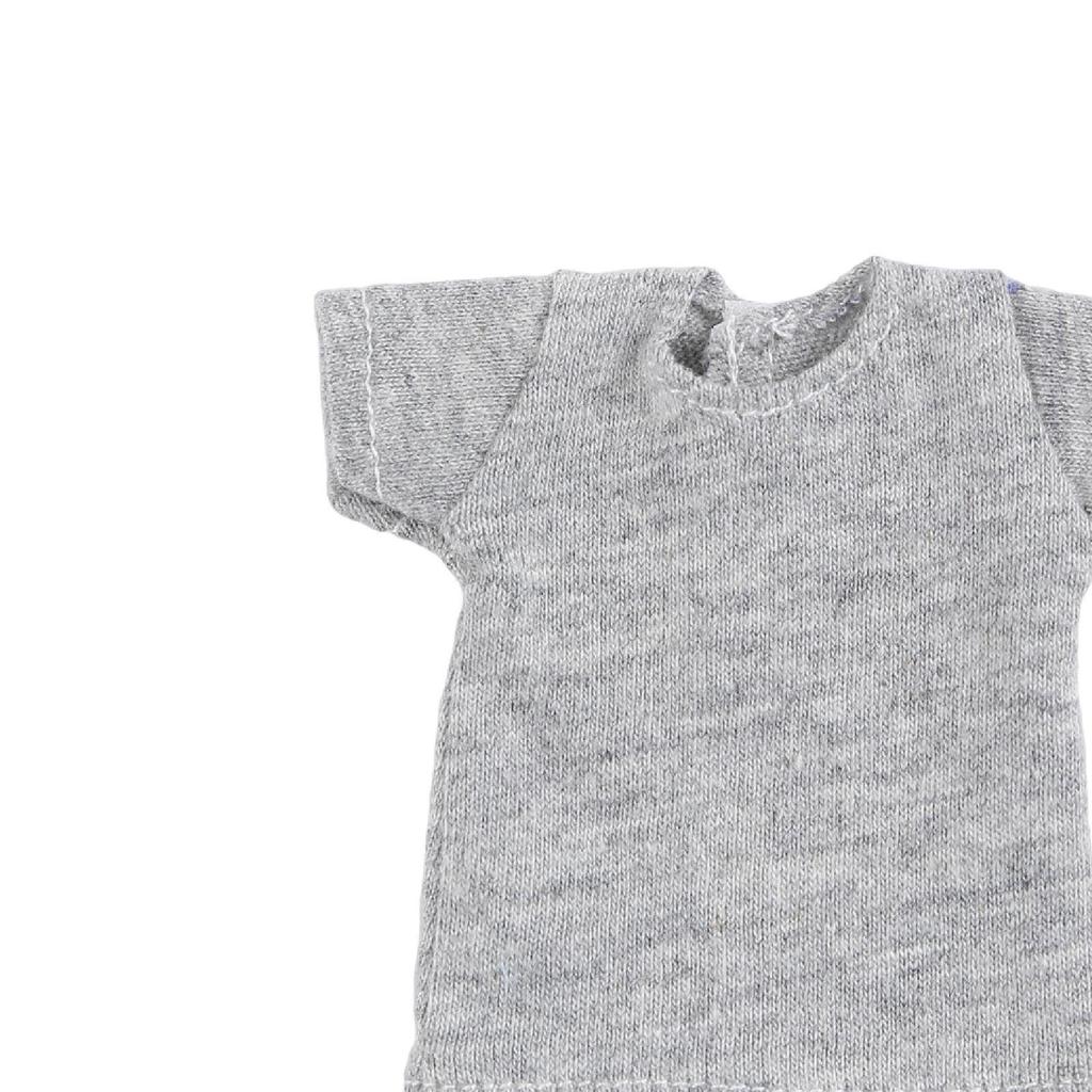 1/6 Female Action Figure Short T Shirt Crew Neck Accessories Durability Fashion, Professional,