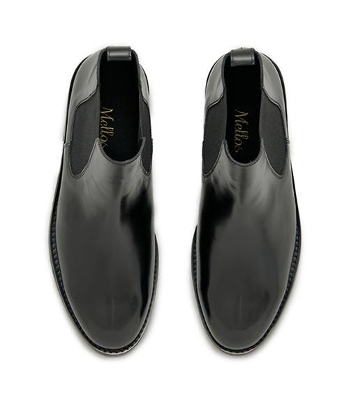 Mellos (Handmade) Round-Toe Chelsea Boots - Black