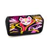 Cute Fortnite Cartoon Flip Pencil Pouch, Unisex Kids Aged 6-14 Portable Printed Stationery Case for School Daily Use