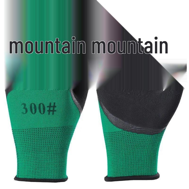 Nylon Work Gloves with Free Shipping - Wear-Resistant, Non-Slip, Oil-Resistant Latex & Nitrile Coating