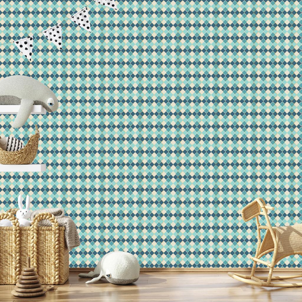 Moroccan wall and mosaic wallpaper for living room and bedroom 50x1000