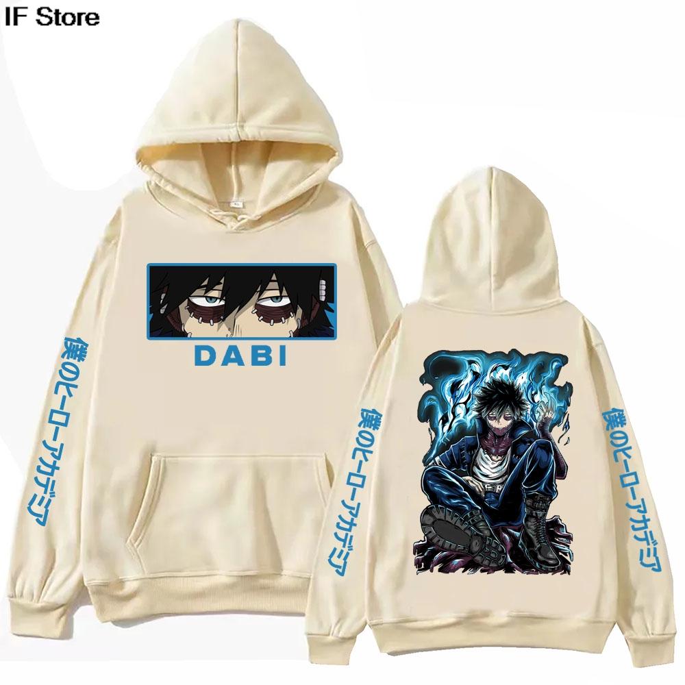Anime My Hero Academia Dabi Hoodie Harajuku Pullover Tops Mann Frau neu in Hoodies & Sweatshirts Lässiger Pullover Sudaderas