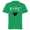 Formula Science Coffee E MC Equation Unisex T-Shirt, Energy Milk Coffee T-Shirts,Vintage T Shirts,short Sleeve Shirts for Men