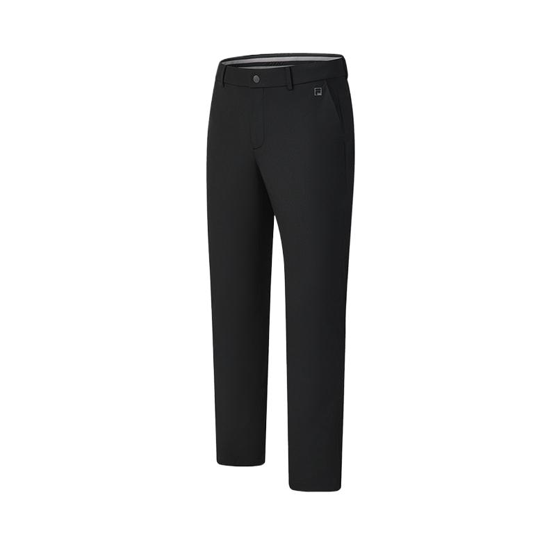 

FILA Golf Series Solid Color Long Pants With Buttons Casual Pants Men bottoms A11M625824F-BK 2XL