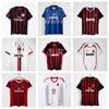 Maglia da Calcio Retrò AC Milan 1988-2017 Maglietta da Calcio Classica a Manica Corta Uomo