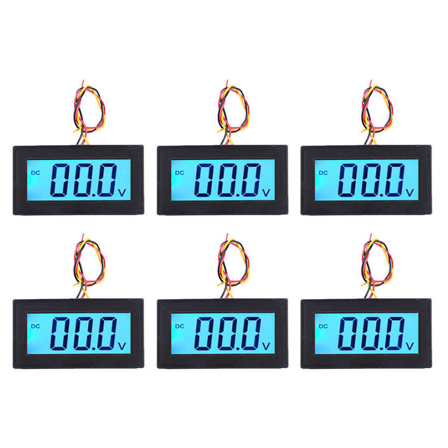 YB5135DB LCD Digital Display Three Wire Voltage Meter Monitor Voltmeter