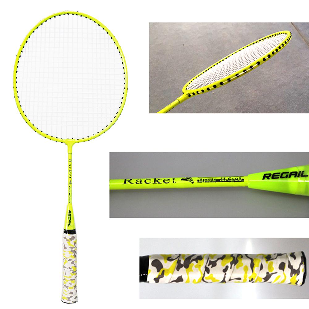 1 Coppia Racchette da Badminton con Palline Set da Badminton per 2 Giocatori per Bambini Gioco Sportivo Indoor Outdoor racchetta da badminton indoor