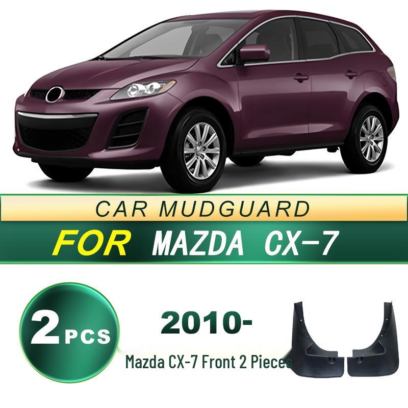 Mazda CX-7 2010 Front Mud Flaps (2-Piece) - Soft Rubber Tire Guards Accessories