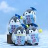 Adorable Penguin Plush Toy Motivational Graduation Gift For Students 8cm Short Plush