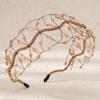 Handmade Sparkling Rhinestone Tiara Elegant Headbands Bride Hair Bands  Women