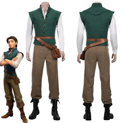 Costume Cosplay Flynn Rider - Tenue de Jeu de Rôle Prince Raiponce de Raiponce pour Halloween