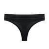 Hose Hoher Schritt Gerippte Baumwolle Sexy Atmungsaktiv Damen Fitness Sport Tanga