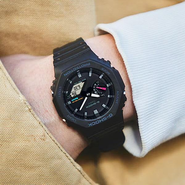 Casio Men's G-SHOCK GA-B2100-1AJF [G-SHOCK GA-B2100 SERIES Mens Rubber Band] Round Watch Black