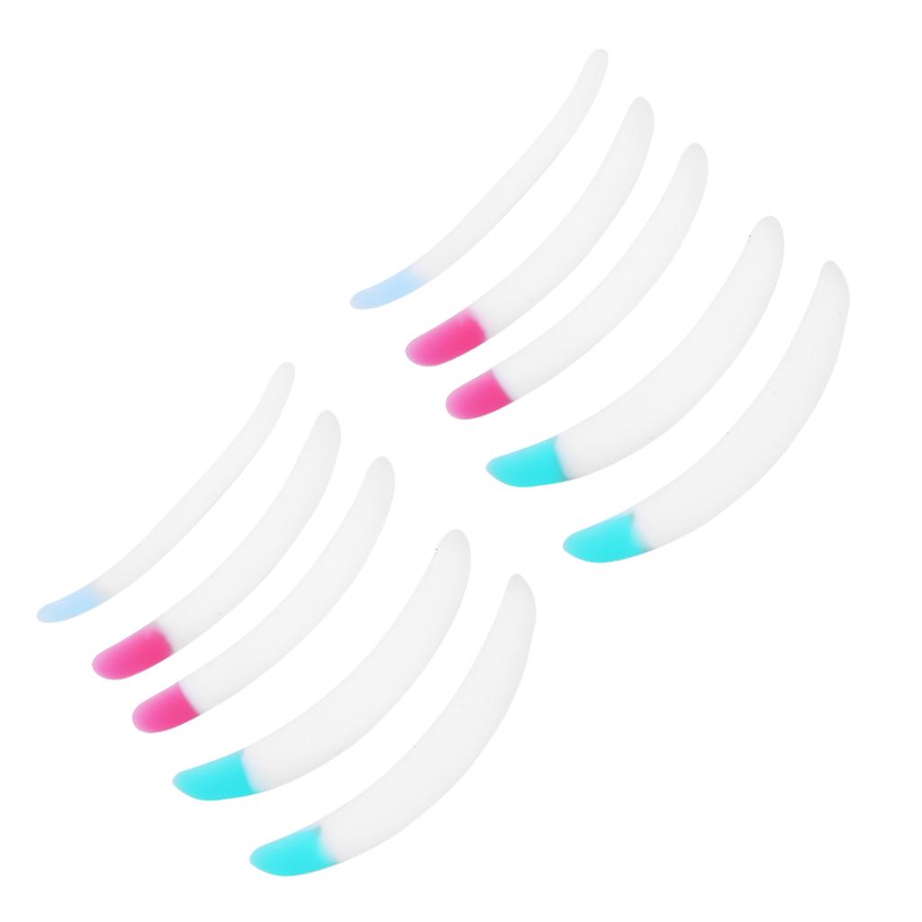 5 Pairs S/M/L Silicone Eyelash Perming Pad Eyelashes Lift Pads Soft Eyelashes Curler Tool