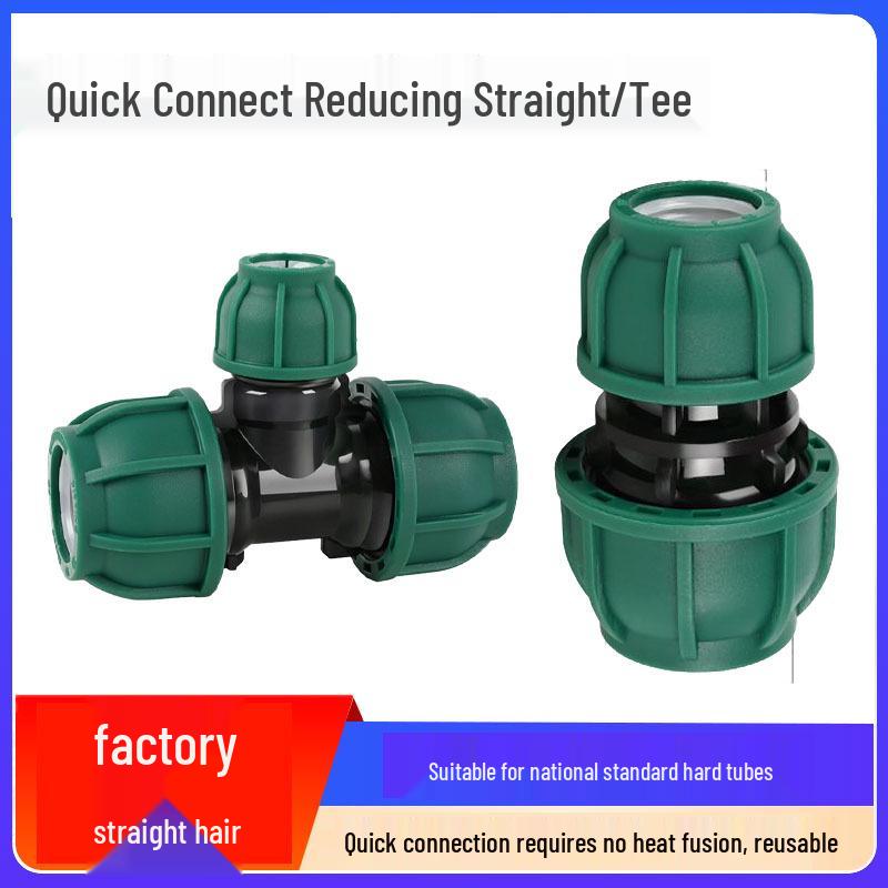 

High-Pressure PE Quick Connect Valve Elbow with Direct Fitting, New Material 25x20
