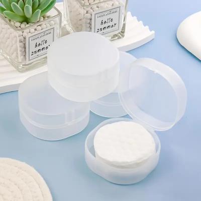 1 pieza Caja de almacenamiento redonda INS Kawaii para niñas Joyería Horquillas Caja a prueba de polvo Organizador de pequeños artículos de viaje portátil