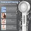 1 Pc Home SPA Handheld Filter Shower Head with Multi-Function Massage Design, 4 Adjustable Powerful Water Curtain Sprays