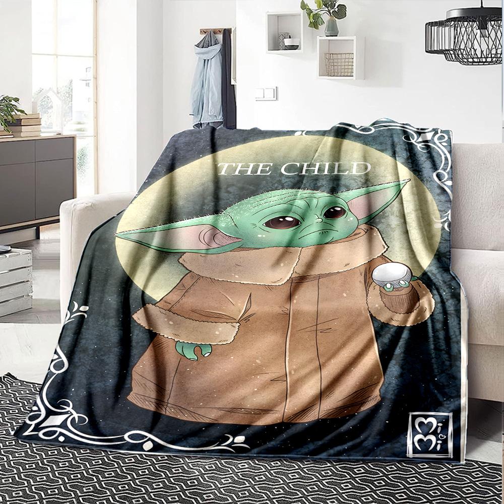 Star Wars Blanket Ultra-Soft Great for Seaside Sofa Chair Four Seasons Multipurpose Playful Design Ideal Gift for Friends Family Couples Picnic