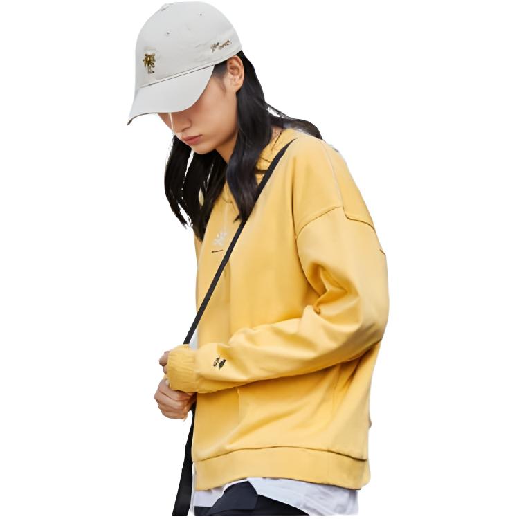 Li Ning Skateboard Sweatshirt Unisex Light Ochre Yellow AWDR447-2