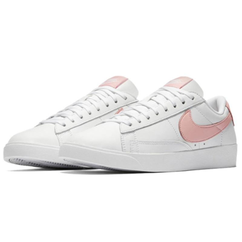 Nike Blazer Low Leather 'Storm Pink' Women's Sneakers Skateboard Shoes AV9370-114