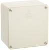 NICHIDO DENKO Pull Box 120 X 120 X 80 Mm, Flat Lid, Ivory, PB121280JHW
