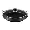 KOSUN Korean Style Frying Pan Round Double Ear Seafood Stew Pot Nonstick Durable Stir Fry Rice Cake Pot for Household Cooking