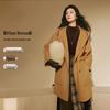 INMAN Hooded Alpaca Silk Double-Faced Wool Coat